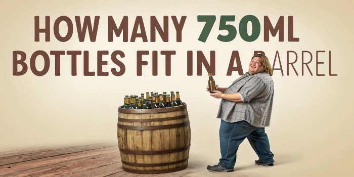 How many 750ml bottles in a barrel of whiskey